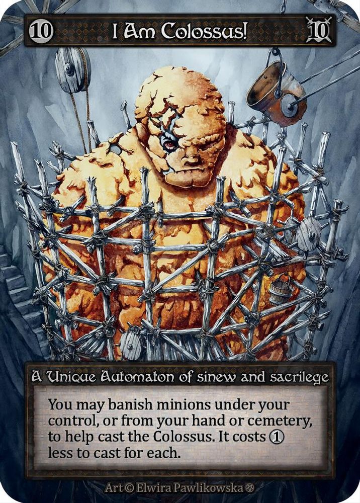 I Am Colossus!, Standard, front