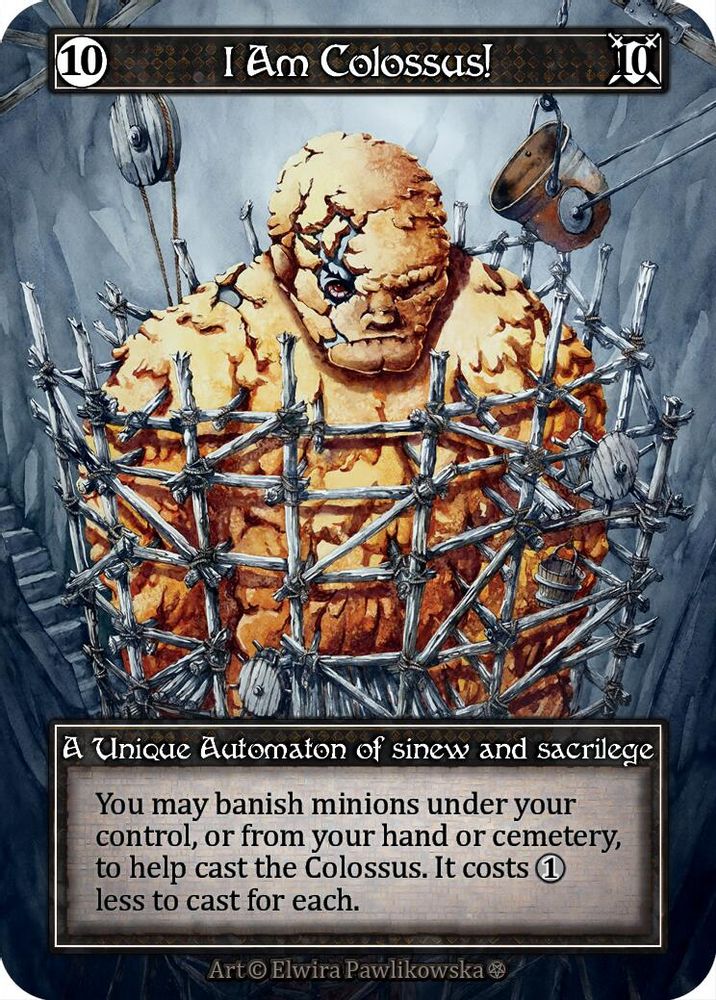 I Am Colossus! (Foil), Foil, front