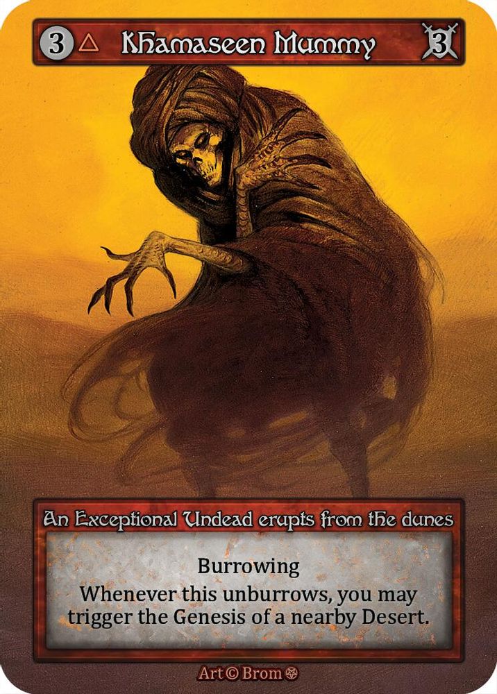Khamaseen Mummy, Standard, front