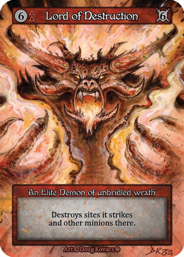 Lord of Destruction, Standard, front