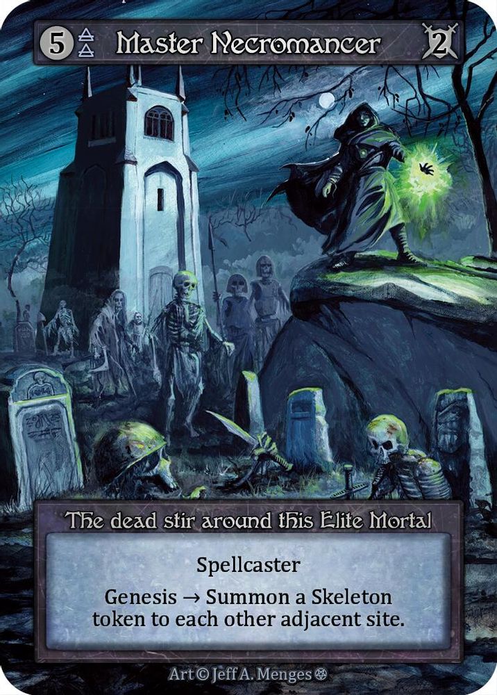 Master Necromancer, Standard, front