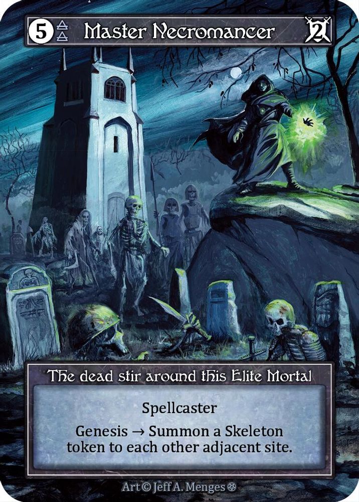 Master Necromancer (Foil), Foil, front