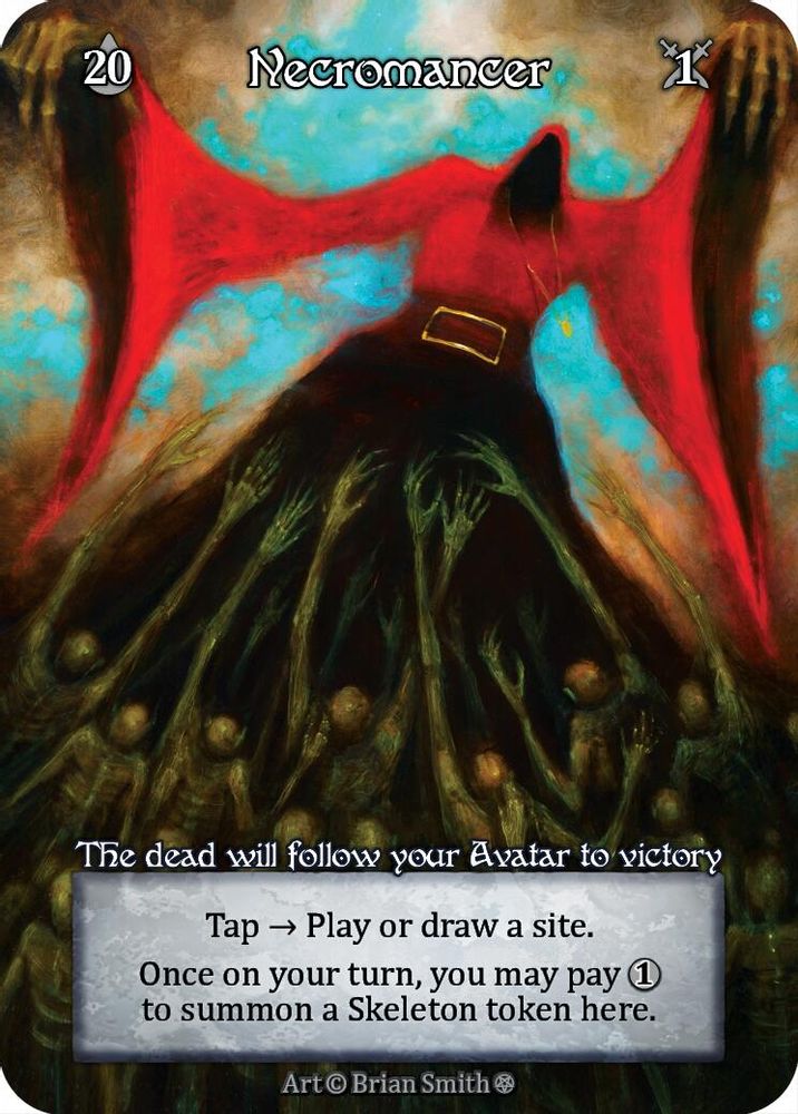 Necromancer (Foil), Foil, front