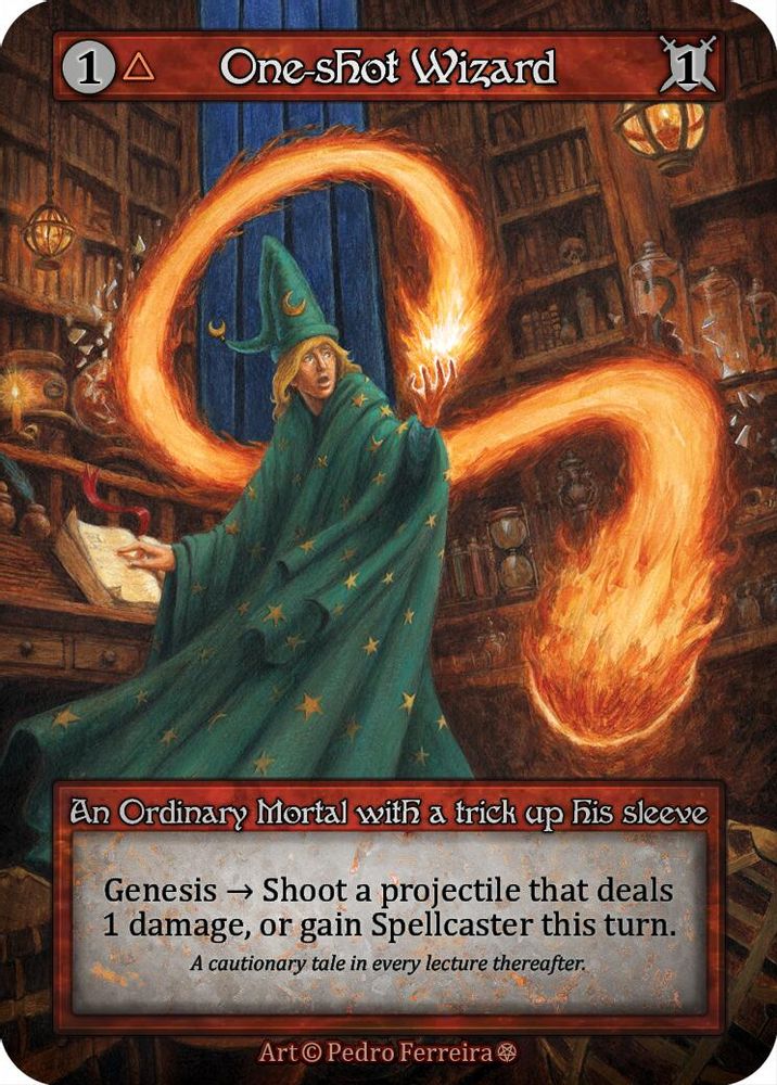 One-shot Wizard, Standard, front