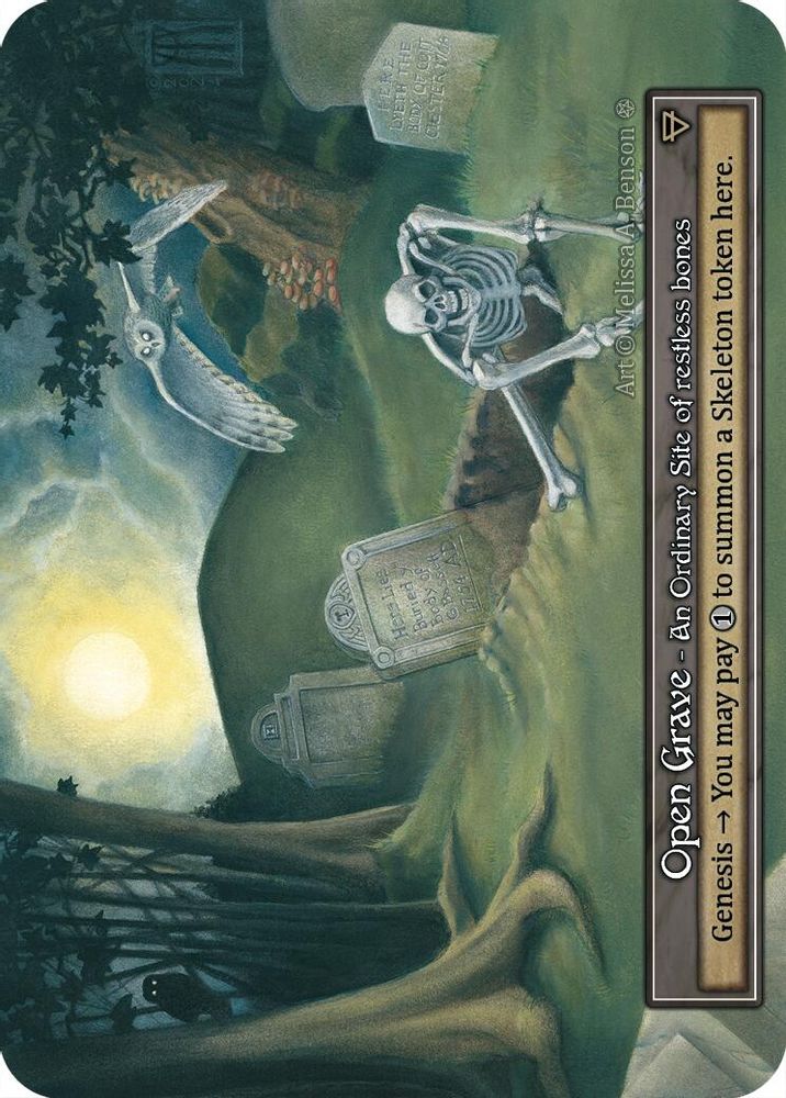 Open Grave (Foil), Foil, front