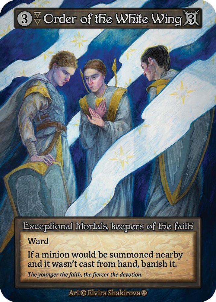 Order of the White Wing, Standard, front
