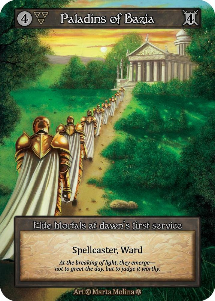 Paladins of Bazia, Standard, front
