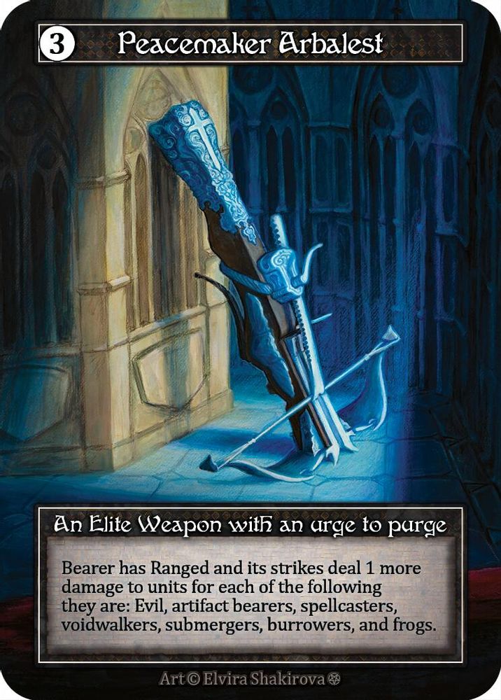 Peacemaker Arbalest (Foil), Foil, front