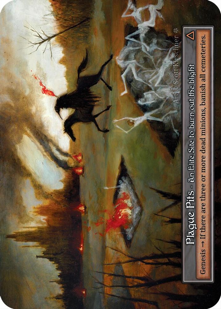 Plague Pits (Foil), Foil, front