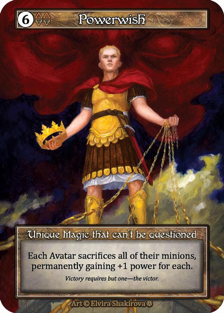 Powerwish (Foil), Foil, front