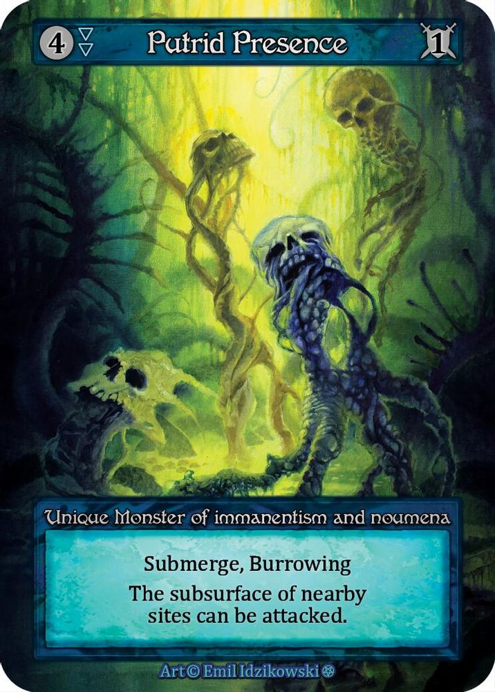 Putrid Presence, Standard, front