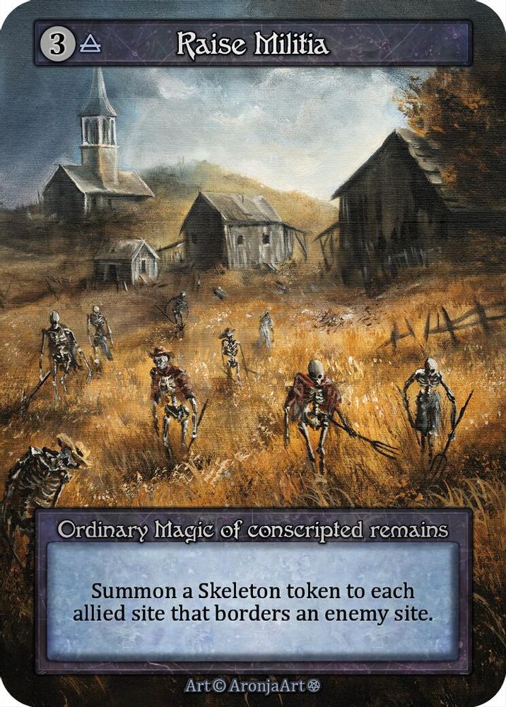 Raise Militia, Standard, front