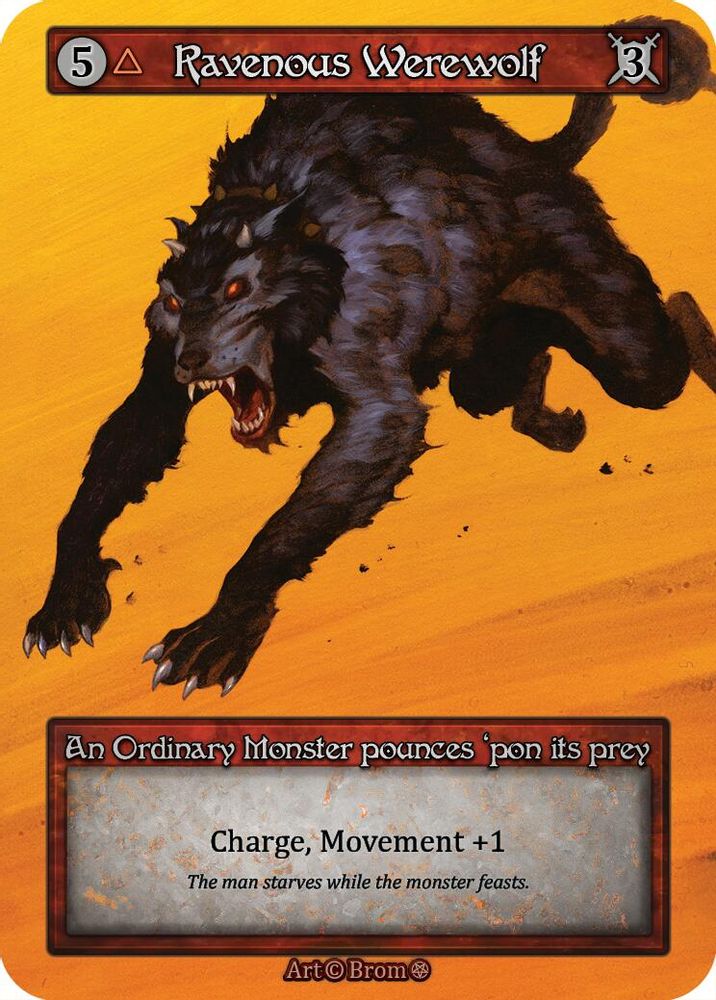 Ravenous Werewolf, Standard, front