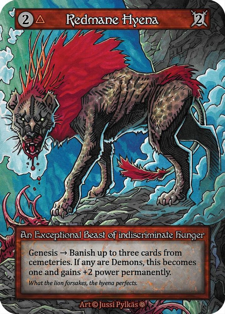 Redmane Hyena, Standard, front