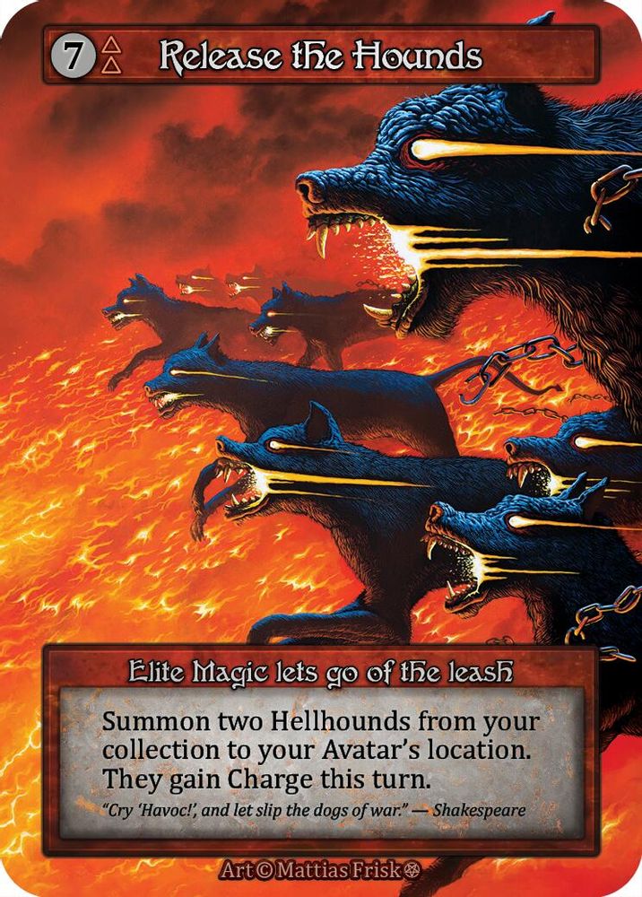 Release the Hounds, Standard, front