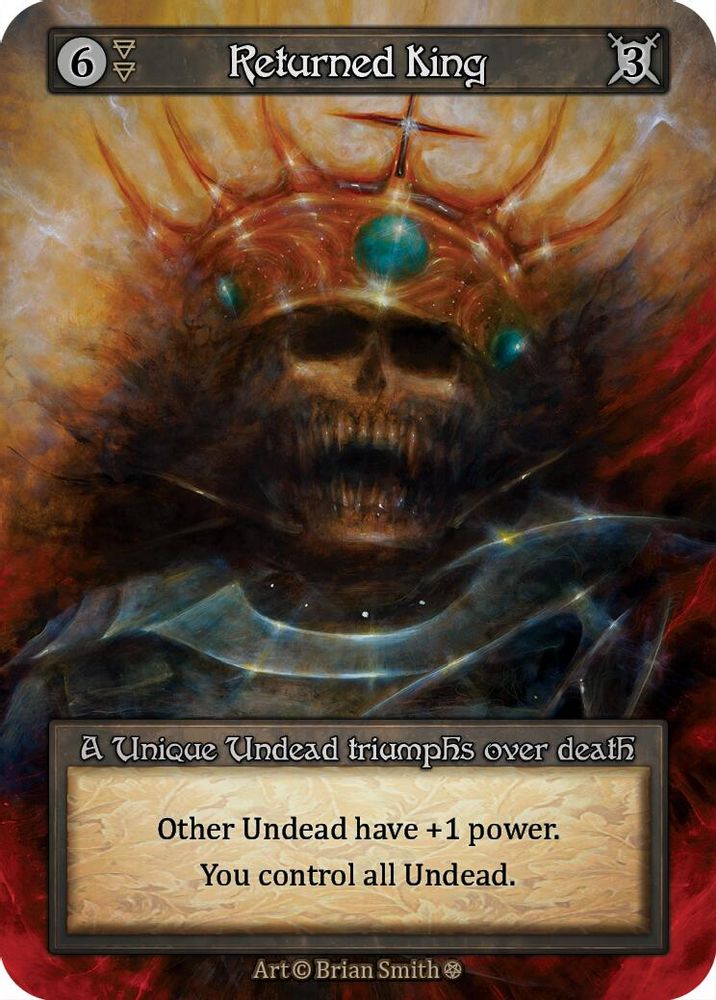 Returned King, Standard, front