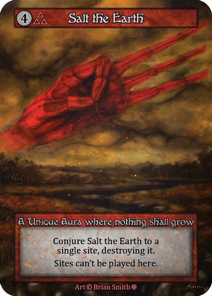 Salt the Earth, Standard, front