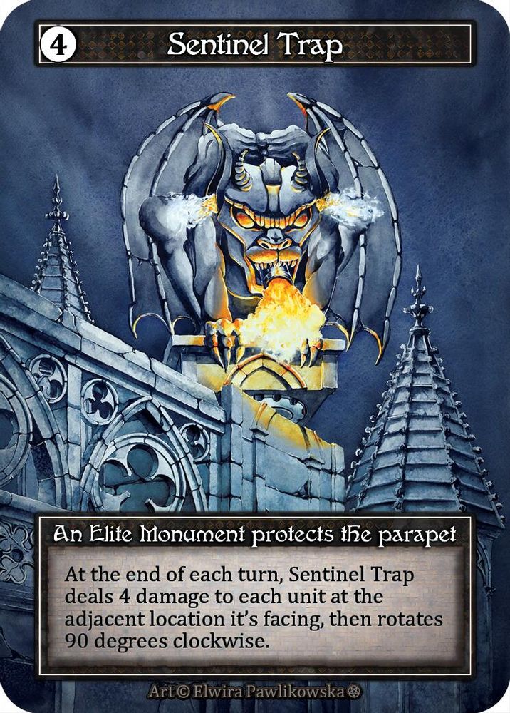Sentinel Trap (Foil), Foil, front