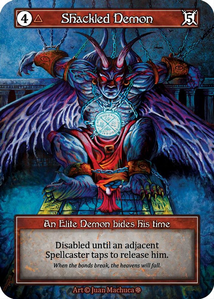 Shackled Demon (Foil), Foil, front