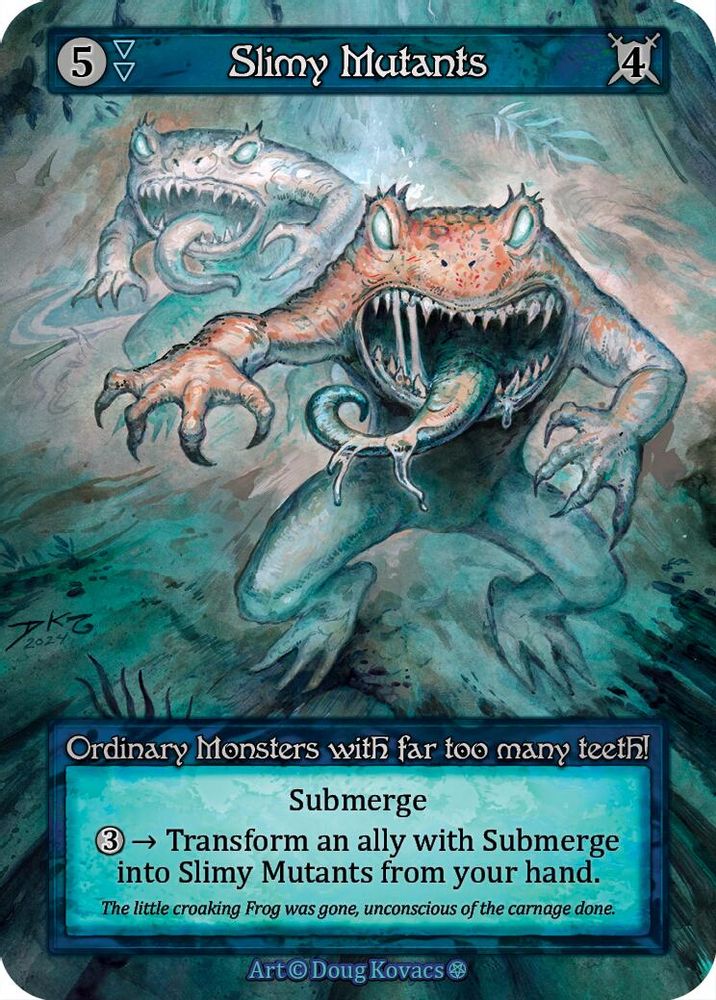 Slimy Mutants, Standard, front