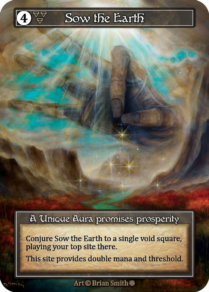 Sow the Earth (Foil), Foil, front