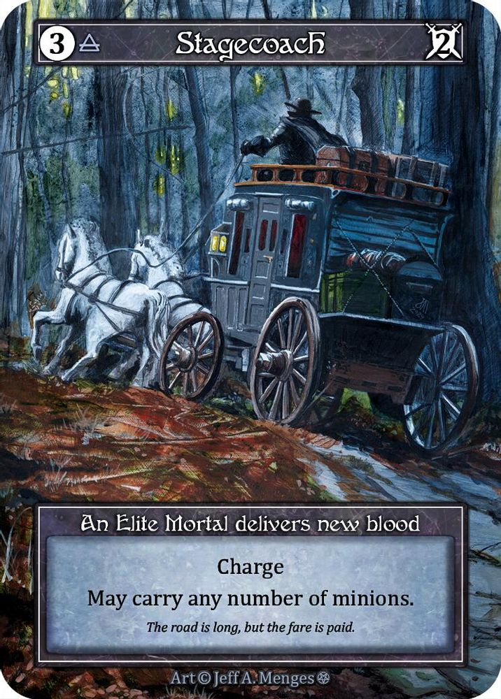 Stagecoach (Foil), Foil, front