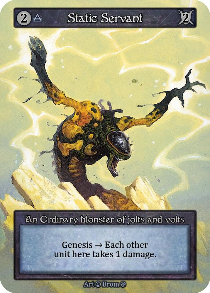 Static Servant, Standard, front