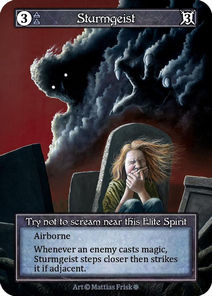 Sturmgeist (Foil), Foil, front