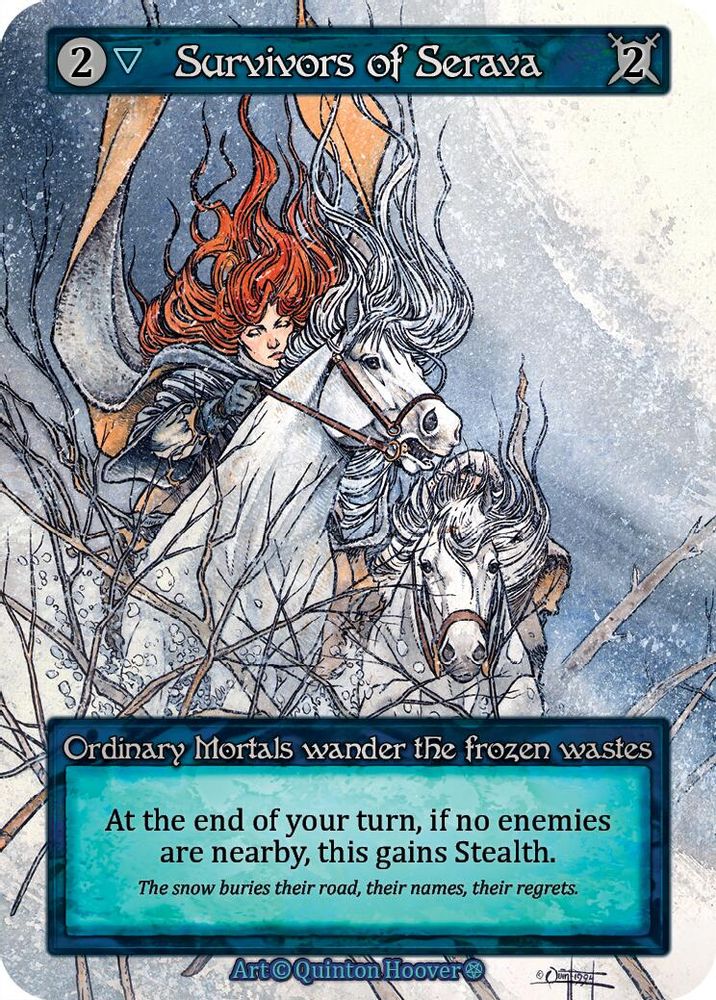 Survivors of Serava, Standard, front