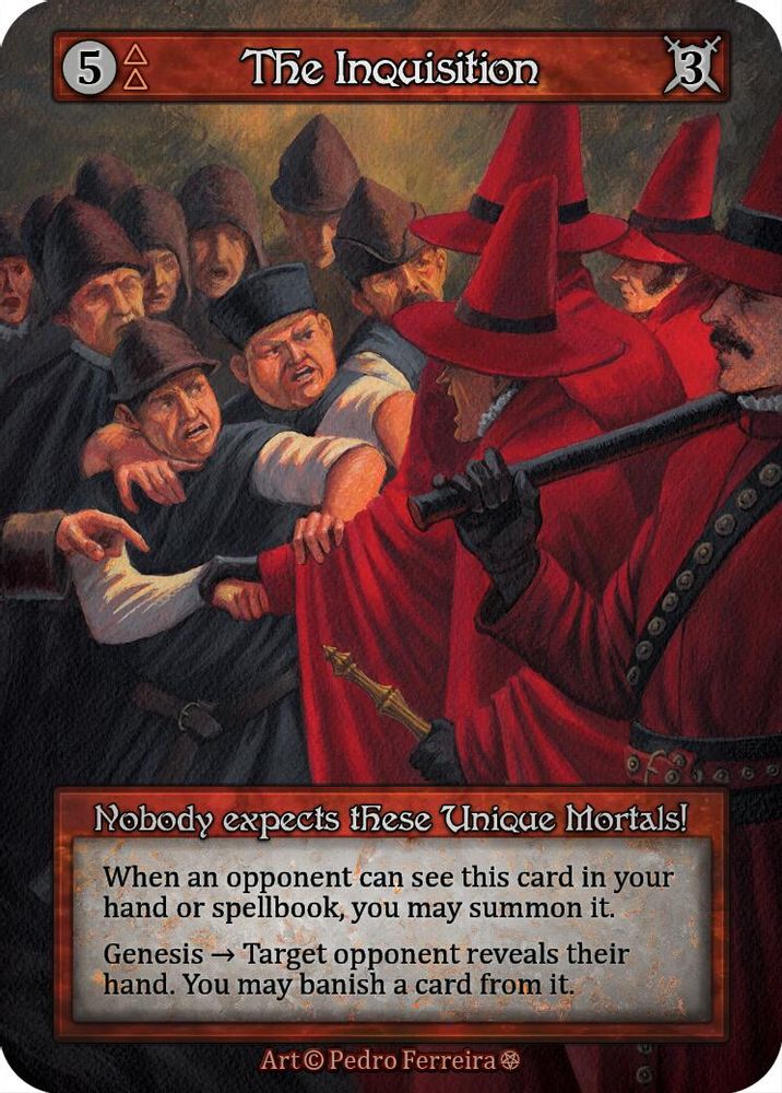 The Inquisition, Standard, front