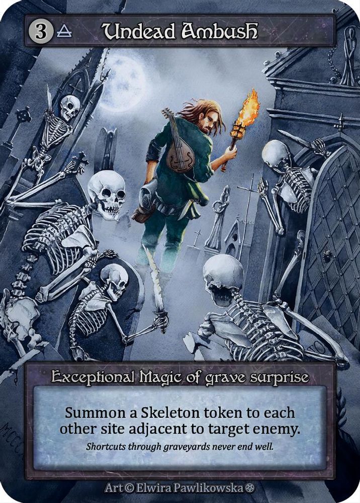 Undead Ambush, Standard, front