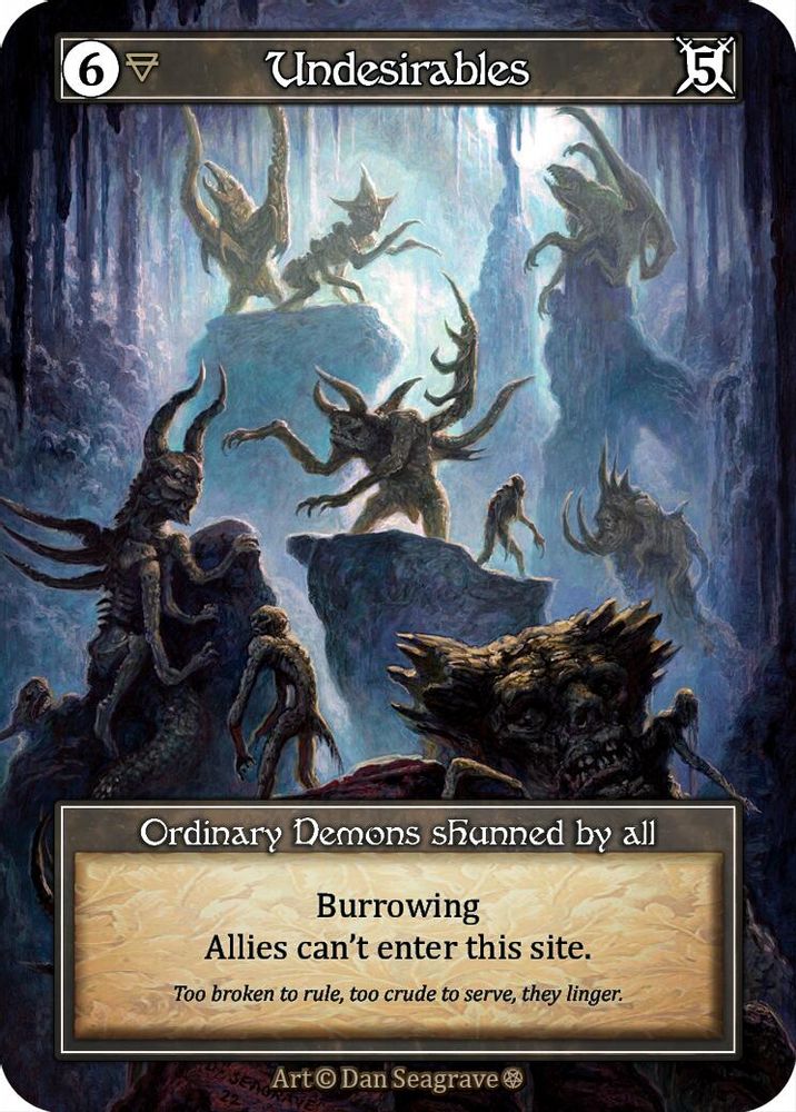 Undesirables (Foil), Foil, front