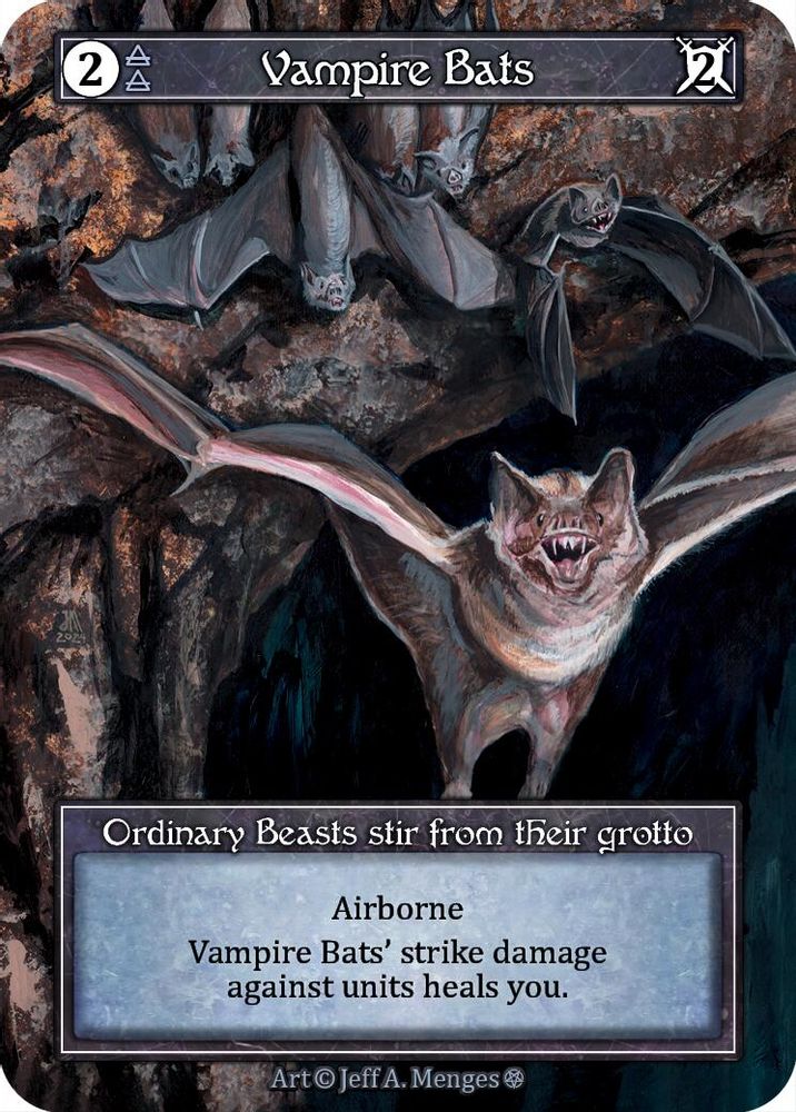 Vampire Bats (Foil), Foil, front