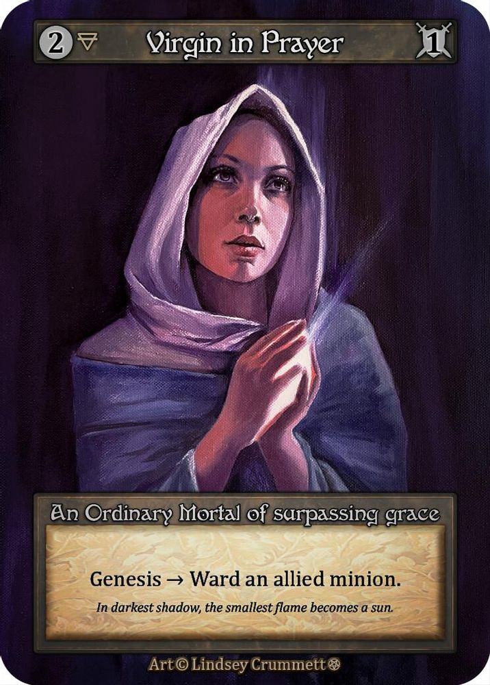 Virgin in Prayer, Standard, front