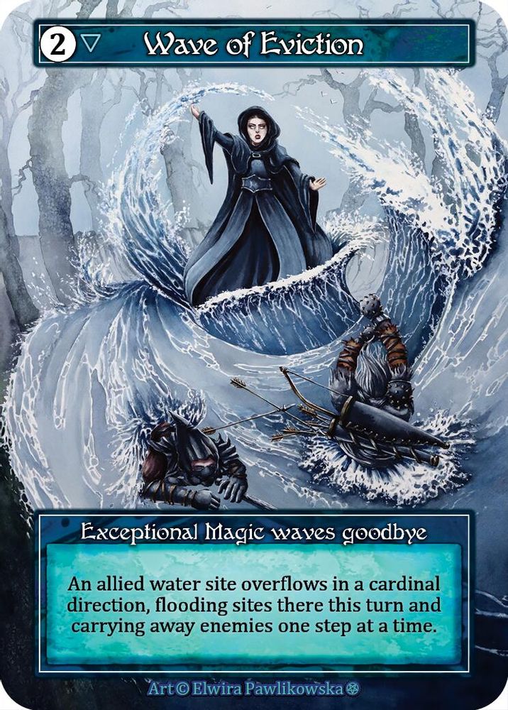 Wave of Eviction (Foil), Foil, front