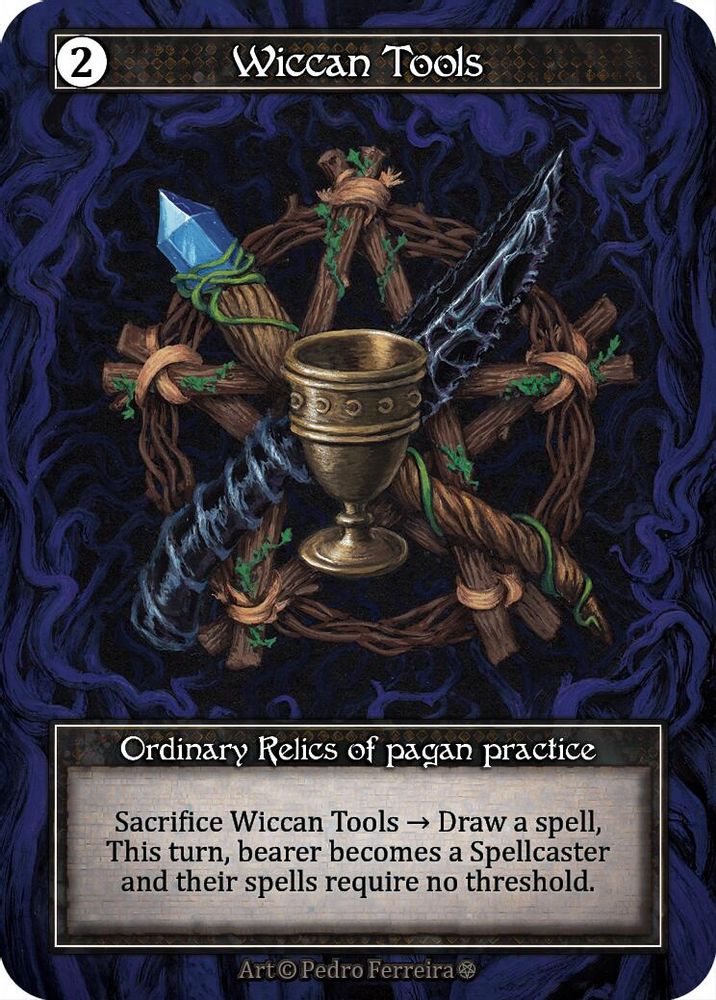 Wiccan Tools (Foil), Foil, front