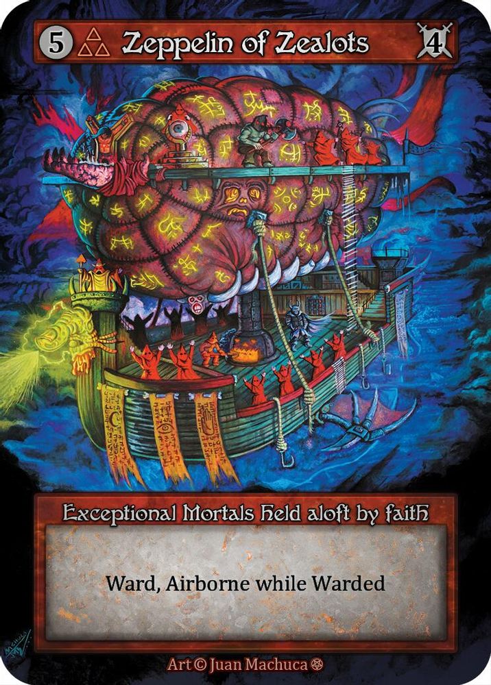 Zeppelin of Zealots, Standard, front