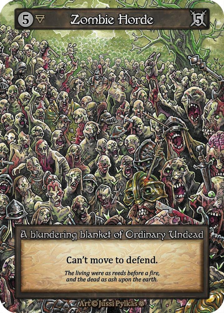 Zombie Horde, Standard, front