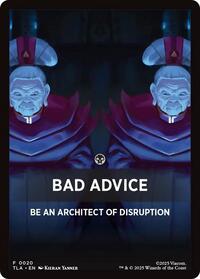 Bad Advice Theme Card, Avatar: The Last Airbender