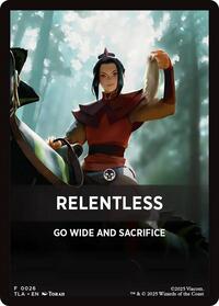Relentless Theme Card, Avatar: The Last Airbender