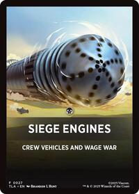 Siege Engines Theme Card, Avatar: The Last Airbender