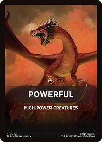 Powerful Theme Card, Avatar: The Last Airbender