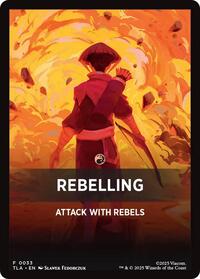 Rebelling Theme Card, Avatar: The Last Airbender