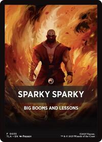 Sparky Sparky Theme Card, Avatar: The Last Airbender