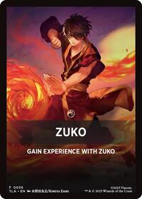 Zuko Theme Card, Avatar: The Last Airbender