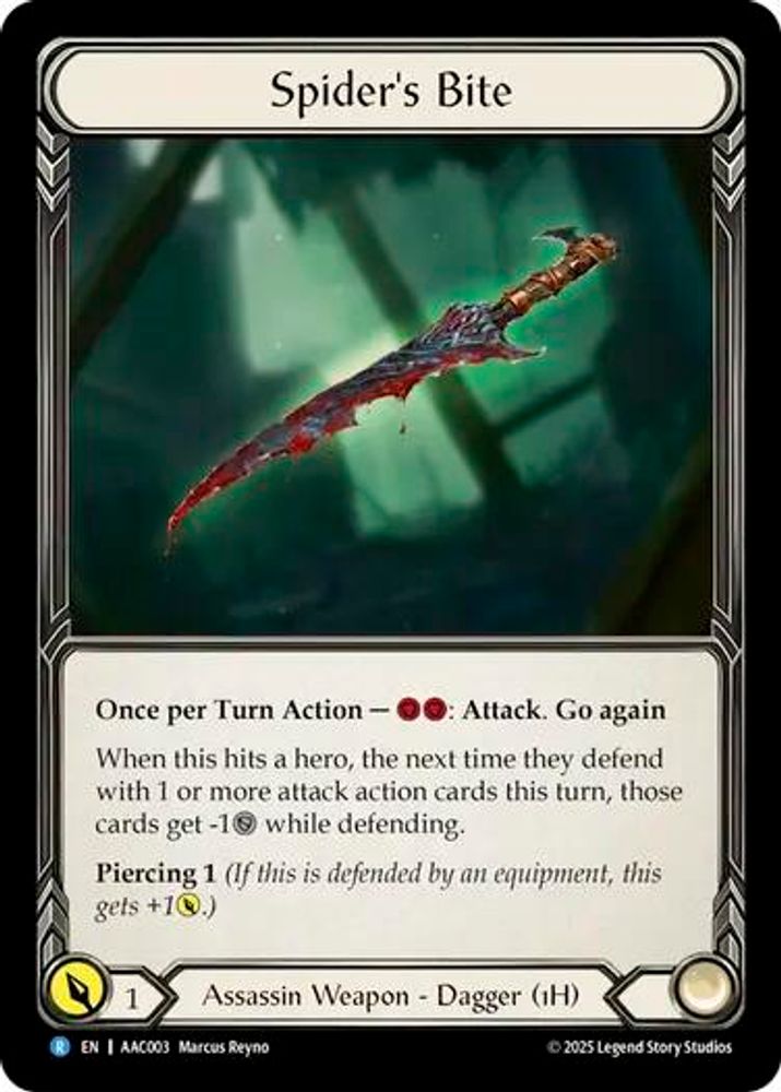 Spider's Bite, Standard, front