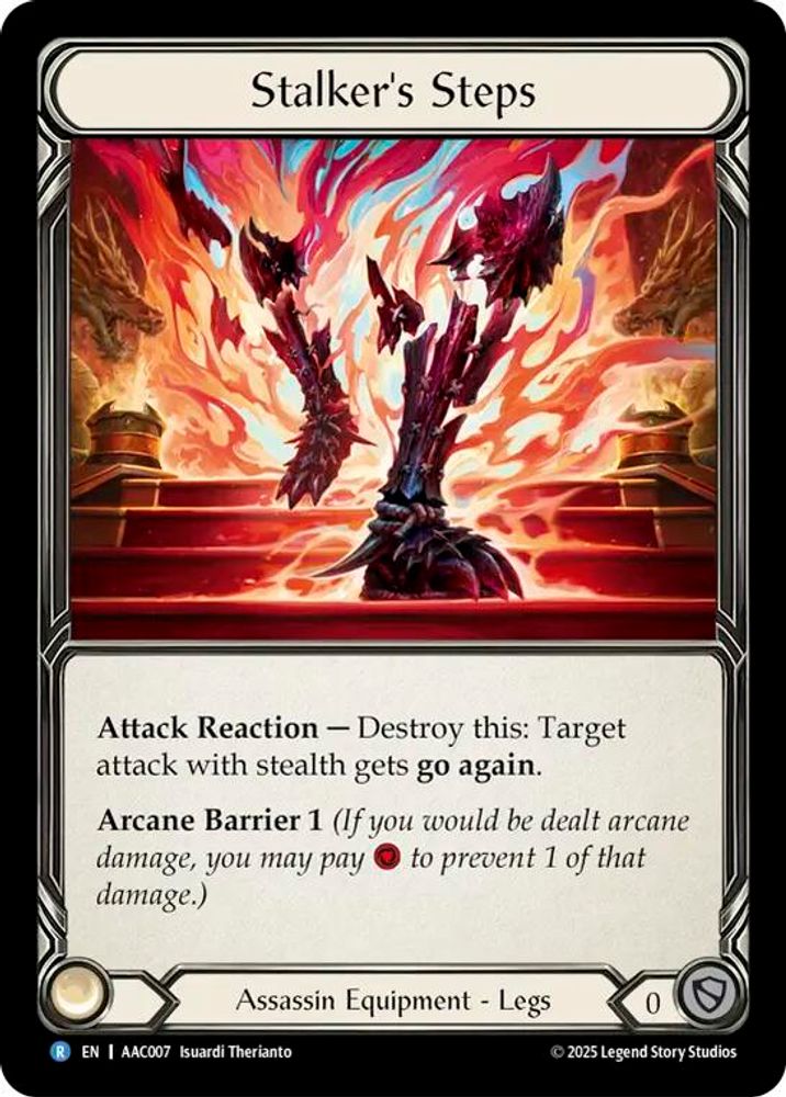 Stalker's Steps, Rainbow-foil, front