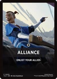 Alliance Theme Card, Avatar: The Last Airbender