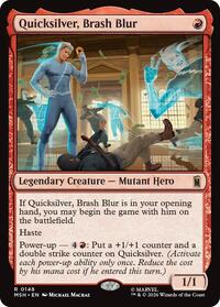 Quicksilver, Brash Blur, Marvel Super Heroes