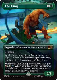 The Thing (Borderless), Commander: Marvel Super Heroes
